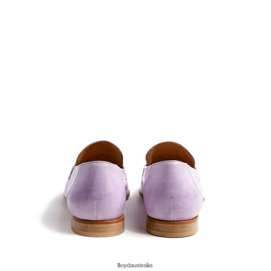 LLOYD Women LEATHER SLIPPER purple Shoes H6PTLF1128