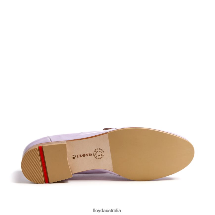 LLOYD Women LEATHER SLIPPER purple Shoes H6PTLF1128