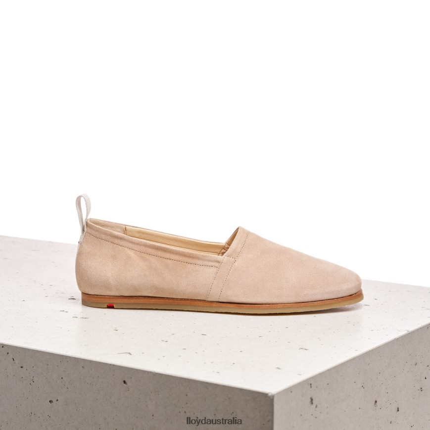 LLOYD Women LEATHER SLIP ON SLIPPER beige Shoes H6PTLF1129