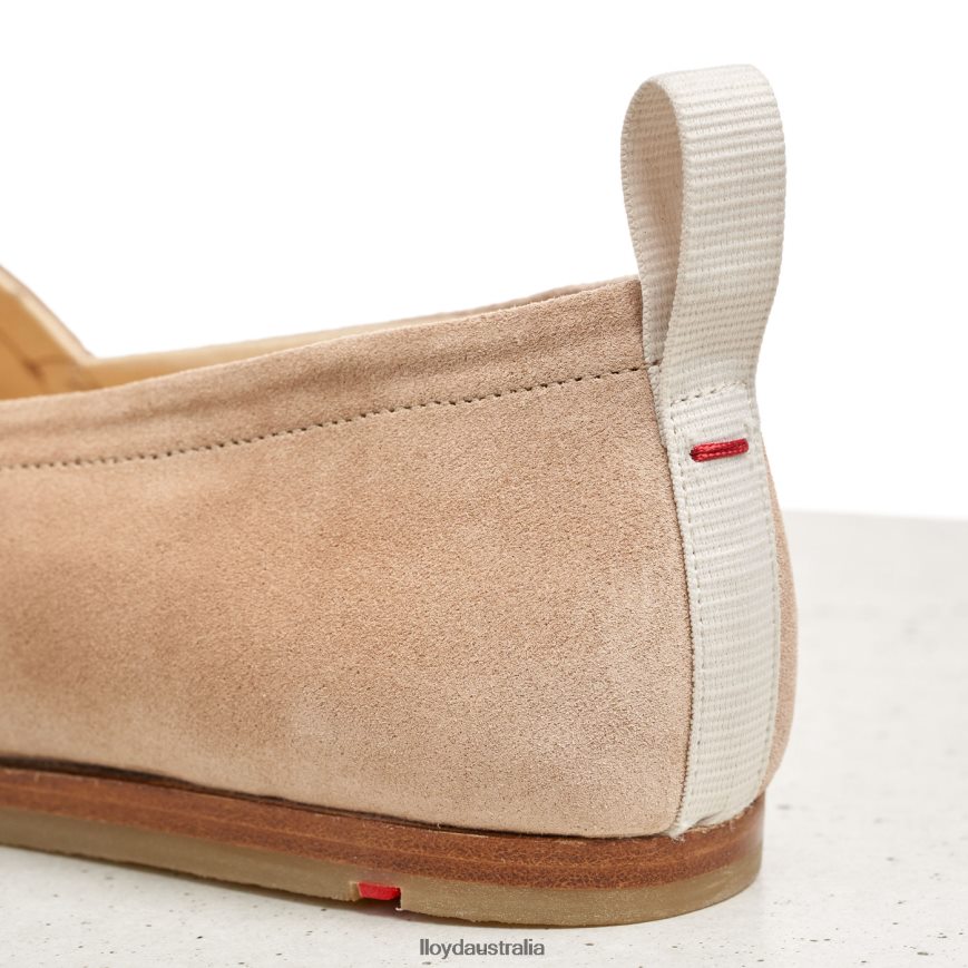LLOYD Women LEATHER SLIP ON SLIPPER beige Shoes H6PTLF1129