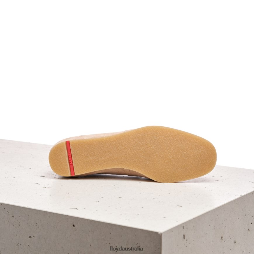 LLOYD Women LEATHER SLIP ON SLIPPER beige Shoes H6PTLF1129
