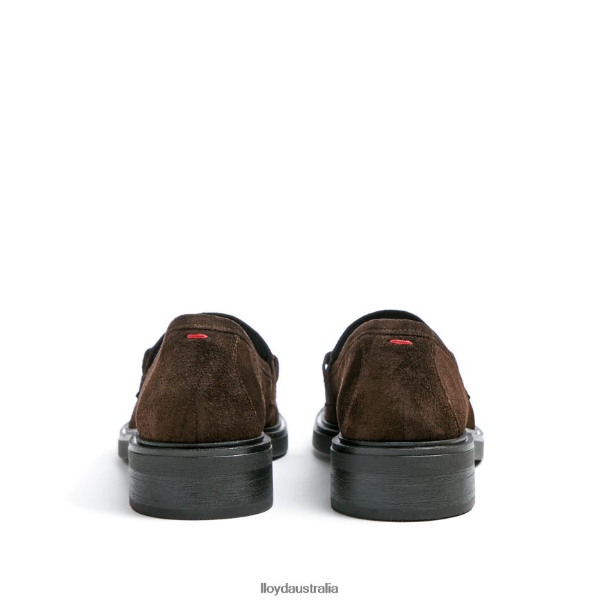 LLOYD Women LEATHER SLIP ON SLIPPER brown Shoes H6PTLF1110