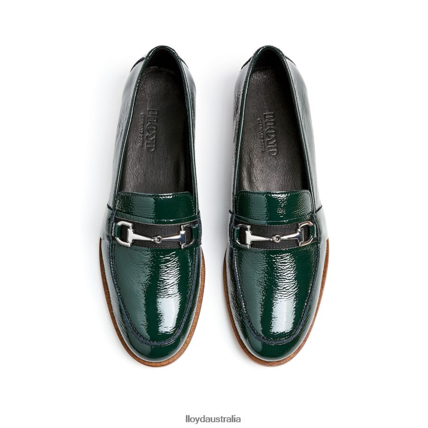 LLOYD Women LEATHER SLIP ON SLIPPER green Shoes H6PTLF1112