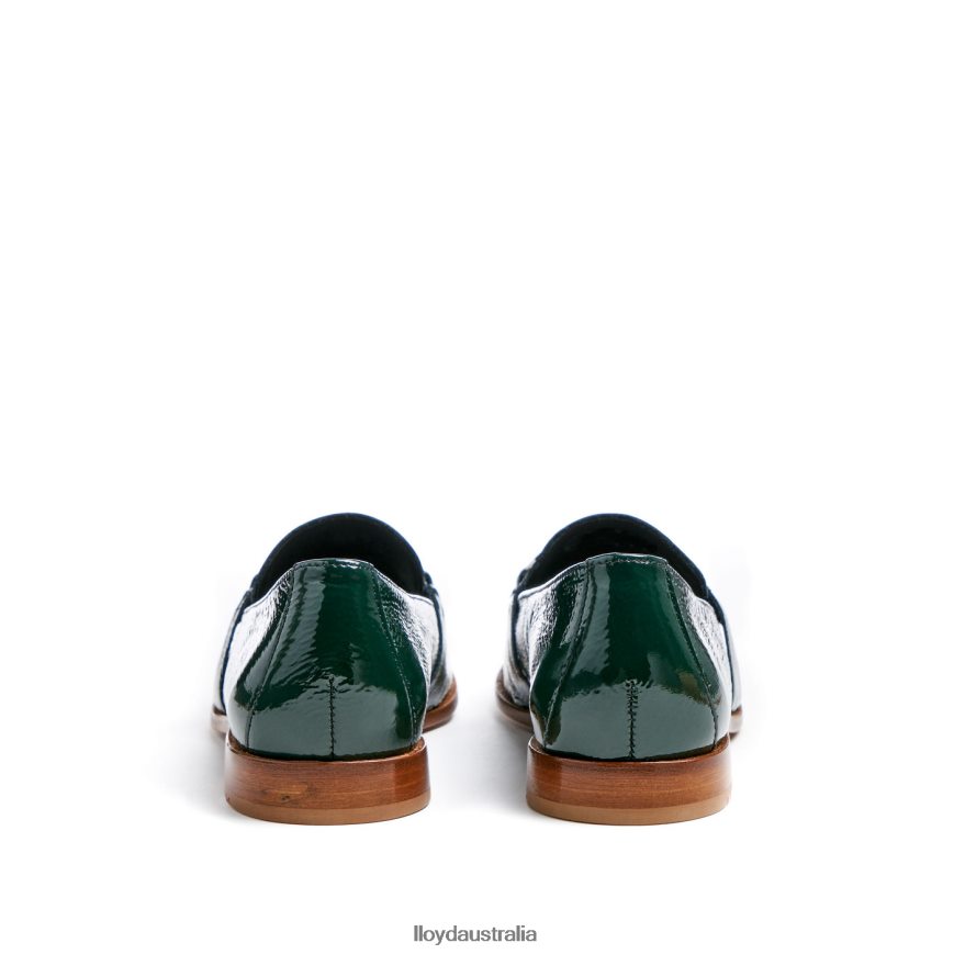 LLOYD Women LEATHER SLIP ON SLIPPER green Shoes H6PTLF1112