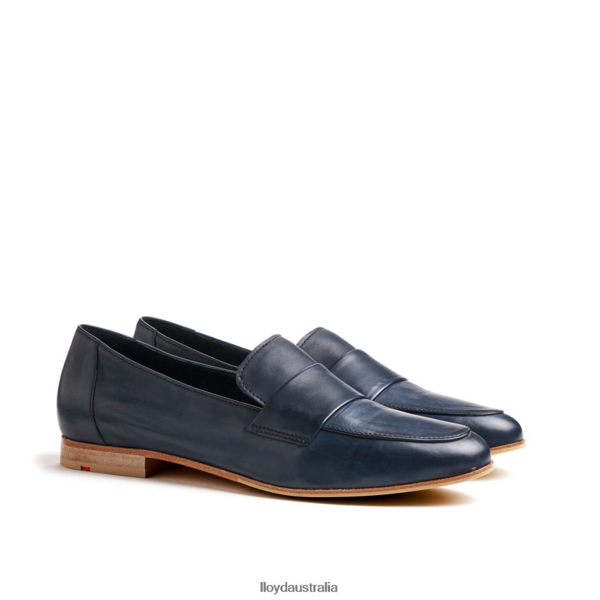 LLOYD Women LOAFER SLIPPER blue Shoes H6PTLF1118