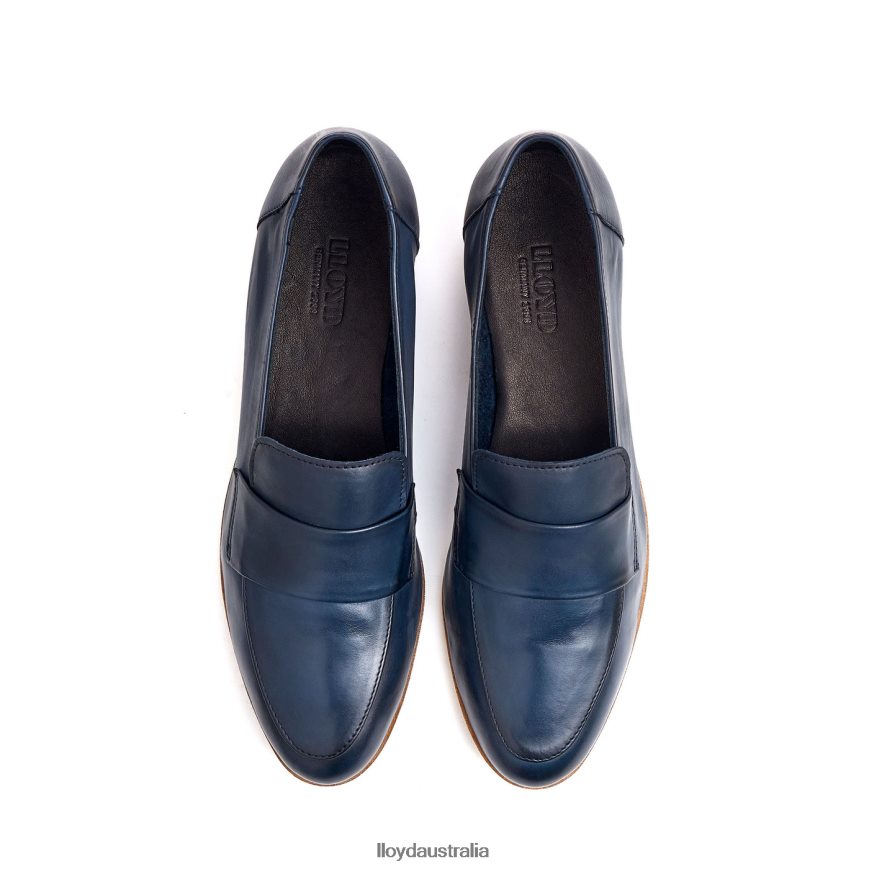 LLOYD Women LOAFER SLIPPER blue Shoes H6PTLF1118