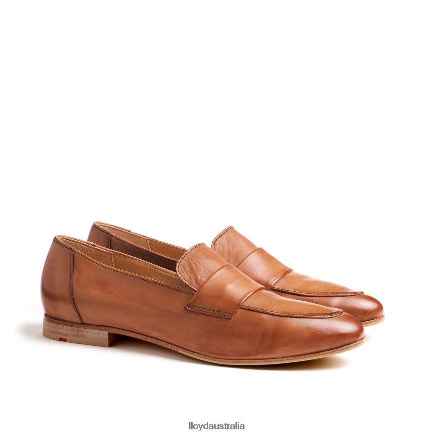 LLOYD Women LOAFER SLIPPER brown Shoes H6PTLF1119