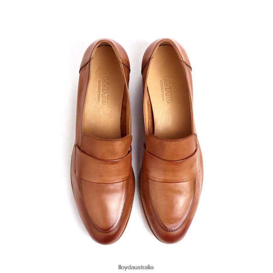 LLOYD Women LOAFER SLIPPER brown Shoes H6PTLF1119