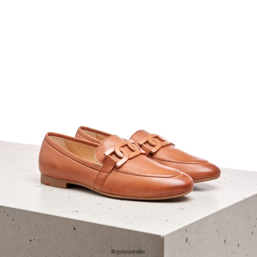 LLOYD Women LOAFER SLIPPER brown Shoes H6PTLF1147