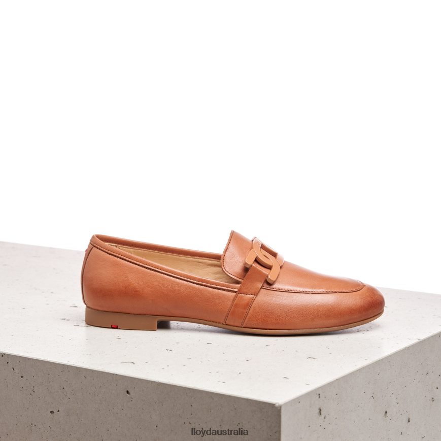 LLOYD Women LOAFER SLIPPER brown Shoes H6PTLF1147