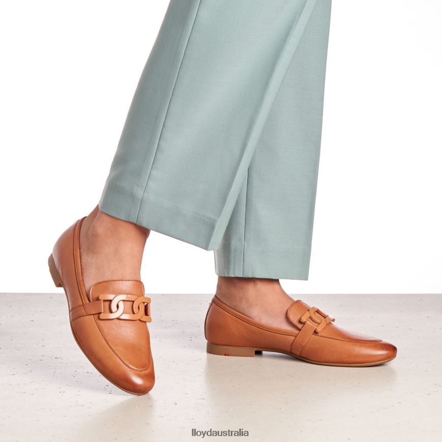 LLOYD Women LOAFER SLIPPER brown Shoes H6PTLF1147