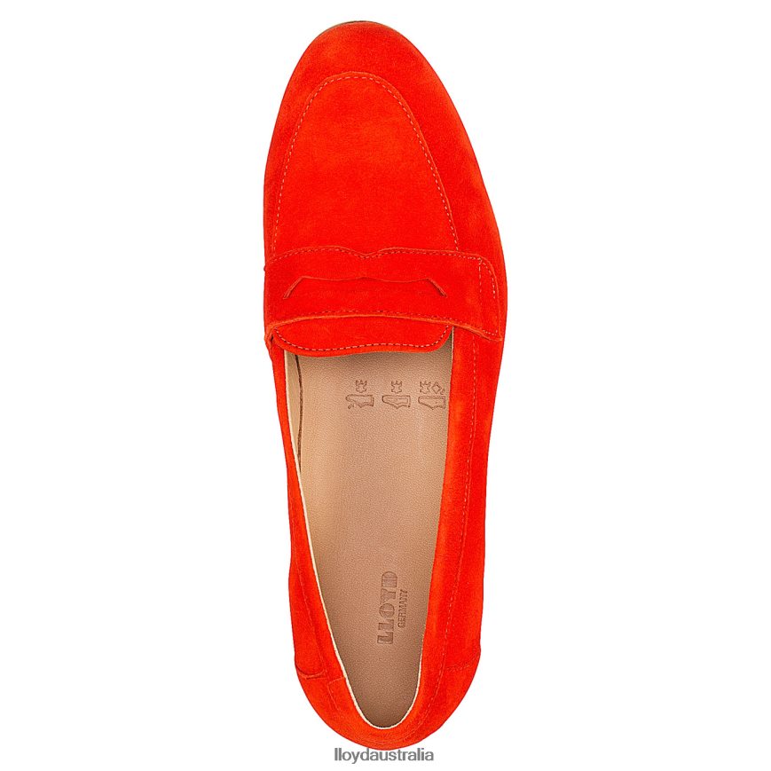 LLOYD Women LOAFER SLIPPER red Shoes H6PTLF1083