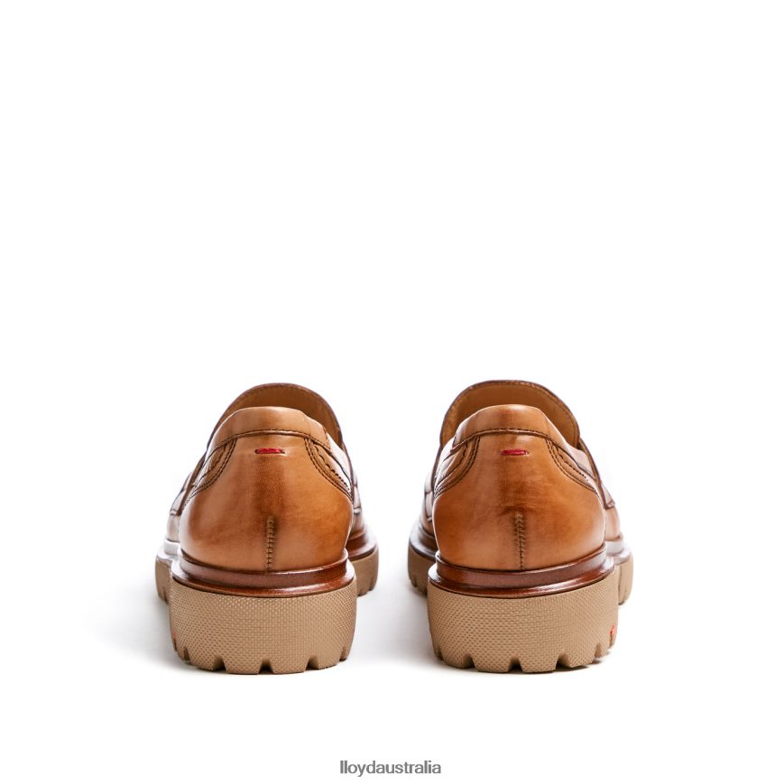 LLOYD Women SLIP ON LEATHER SLIPPER brown Shoes H6PTLF1115