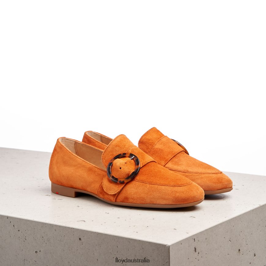 LLOYD Women SLIP ON LEATHER SLIPPER red Shoes H6PTLF1140