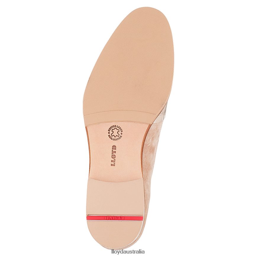 LLOYD Women SUEDE SLIPPER beige Shoes H6PTLF1139