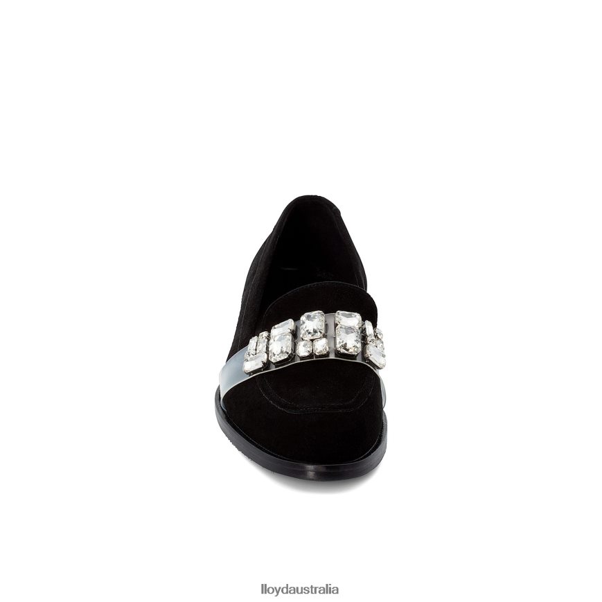 LLOYD Women SUEDE SLIPPER black Shoes H6PTLF1138