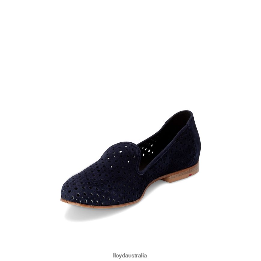 LLOYD Women SUEDE SLIPPER blue Shoes H6PTLF1150