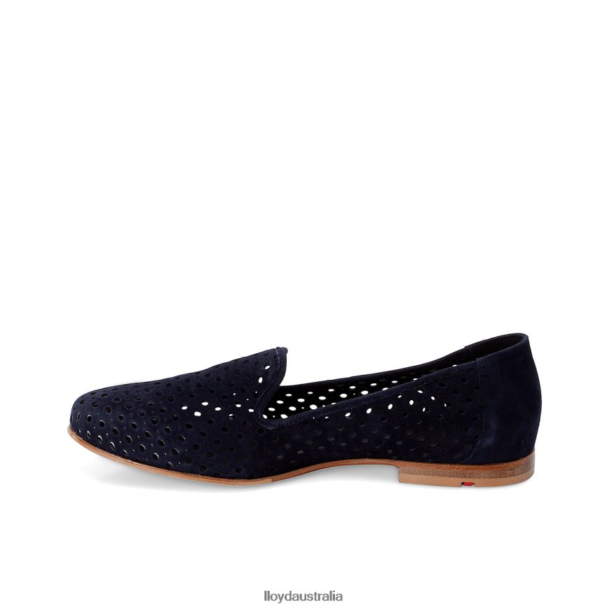 LLOYD Women SUEDE SLIPPER blue Shoes H6PTLF1150