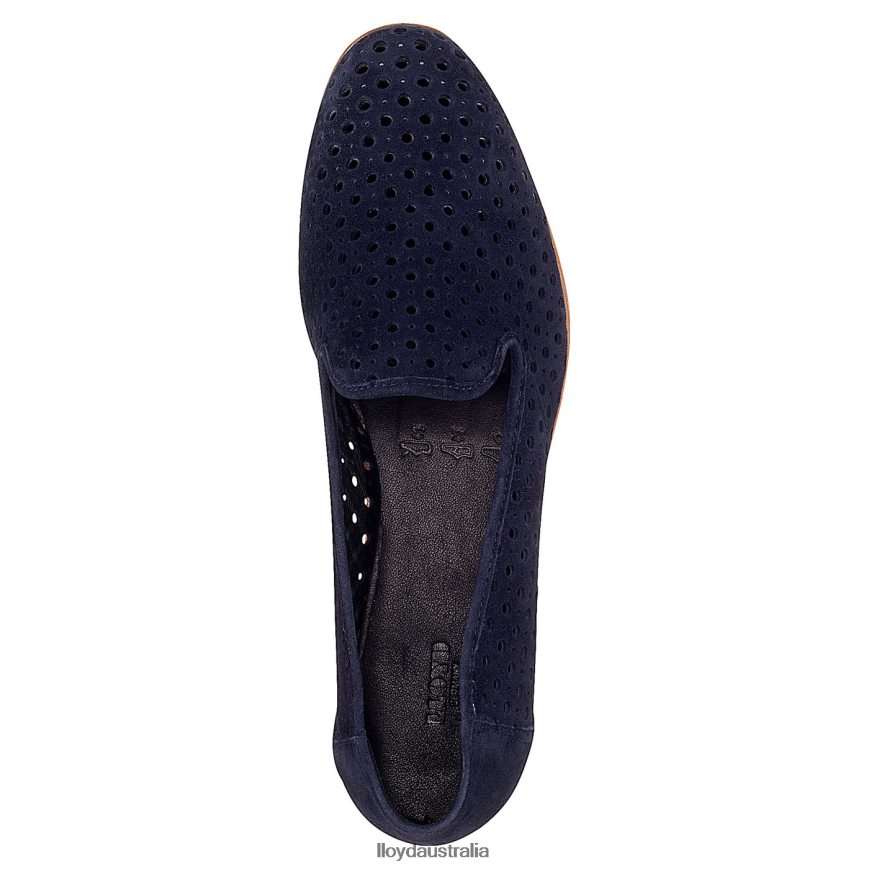 LLOYD Women SUEDE SLIPPER blue Shoes H6PTLF1150