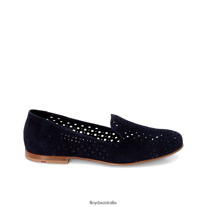 LLOYD Women SUEDE SLIPPER blue Shoes H6PTLF1150