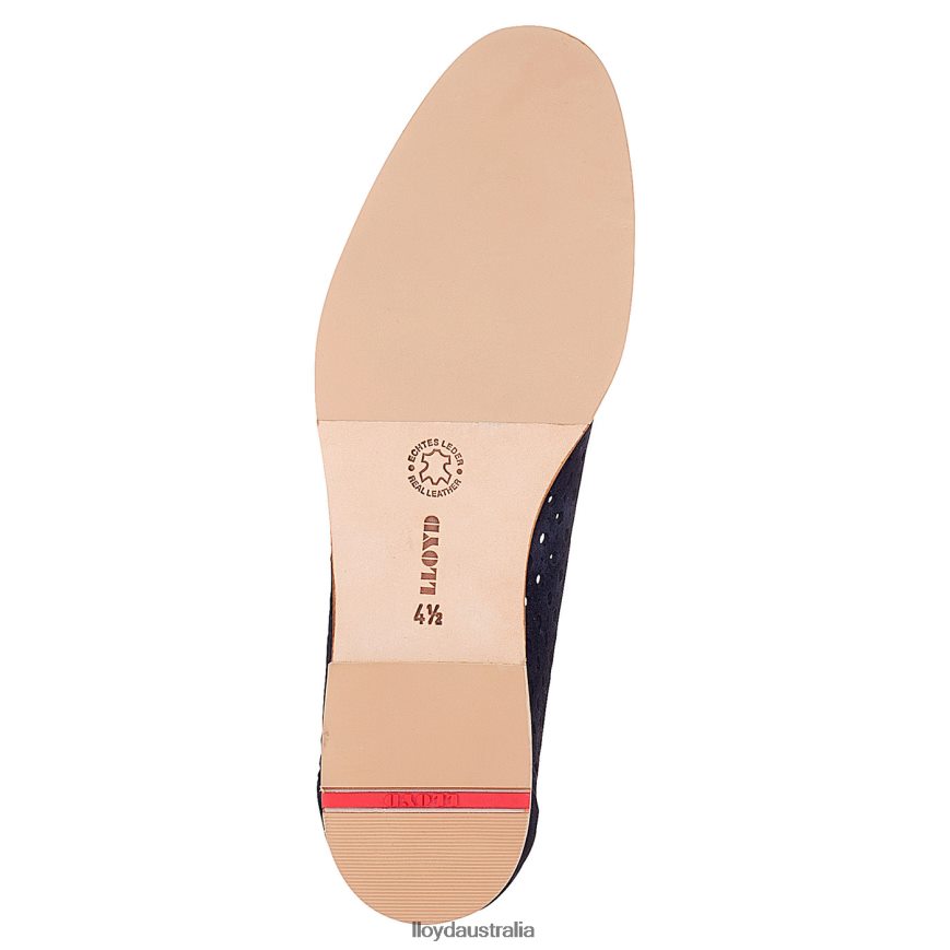 LLOYD Women SUEDE SLIPPER blue Shoes H6PTLF1150