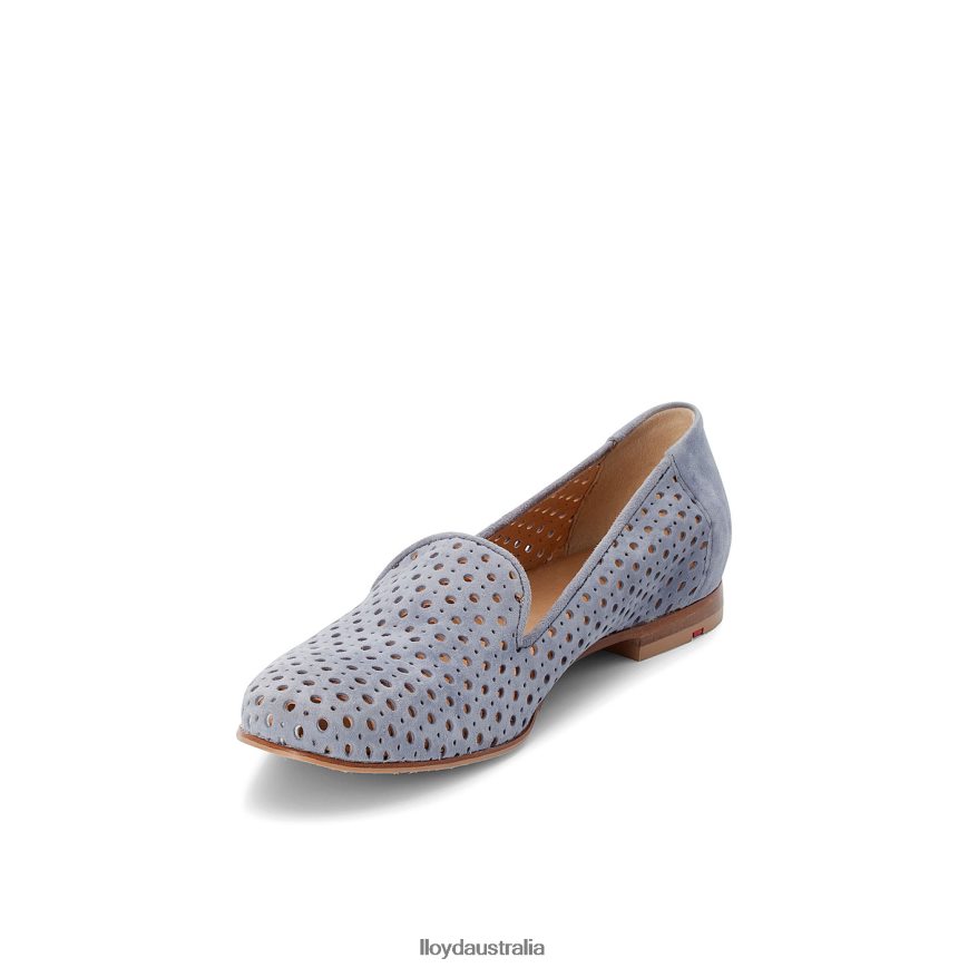 LLOYD Women SUEDE SLIPPER blue Shoes H6PTLF1151