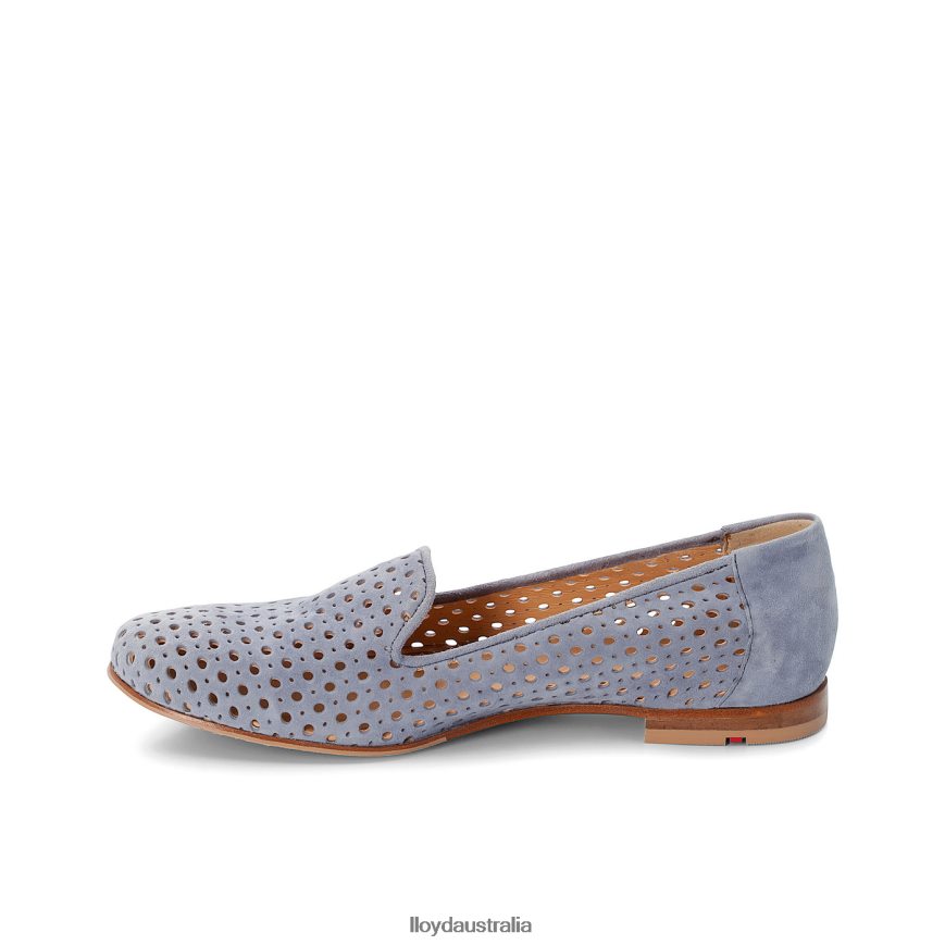 LLOYD Women SUEDE SLIPPER blue Shoes H6PTLF1151