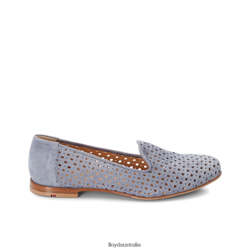LLOYD Women SUEDE SLIPPER blue Shoes H6PTLF1151