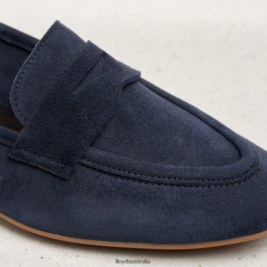 LLOYD Women SUEDE SLIPPER blue Shoes H6PTLF1152
