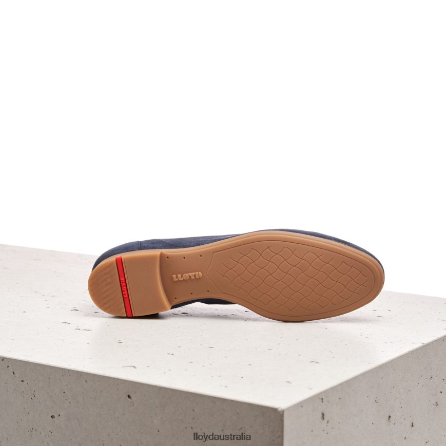LLOYD Women SUEDE SLIPPER blue Shoes H6PTLF1152
