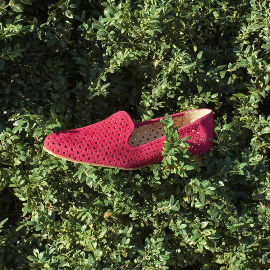 LLOYD Women SUEDE SLIPPER red Shoes H6PTLF1141