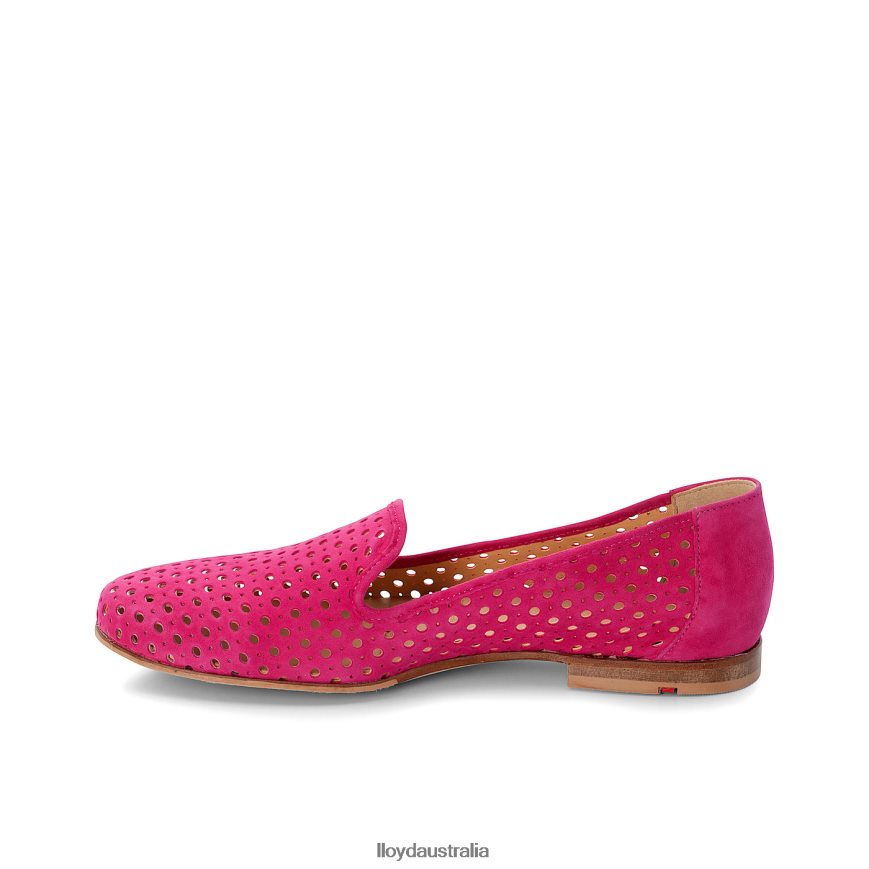 LLOYD Women SUEDE SLIPPER red Shoes H6PTLF1141