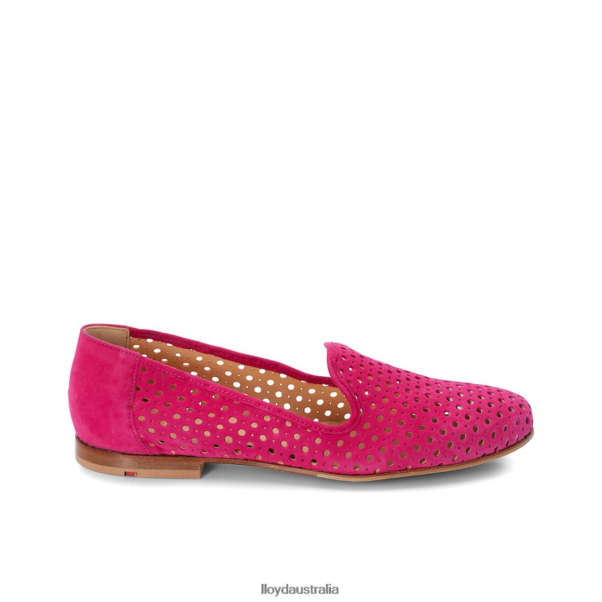 LLOYD Women SUEDE SLIPPER red Shoes H6PTLF1141