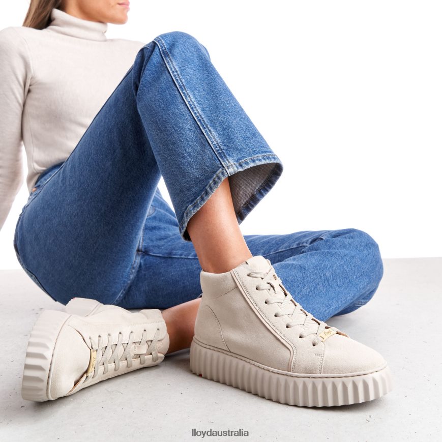 LLOYD Women HIGH TOP SNEAKERS beige Shoes H6PTLF770