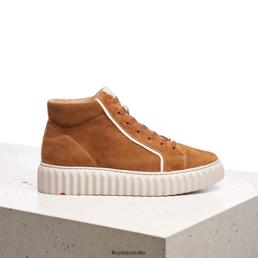 LLOYD Women HIGH TOP SNEAKERS brown Shoes H6PTLF771