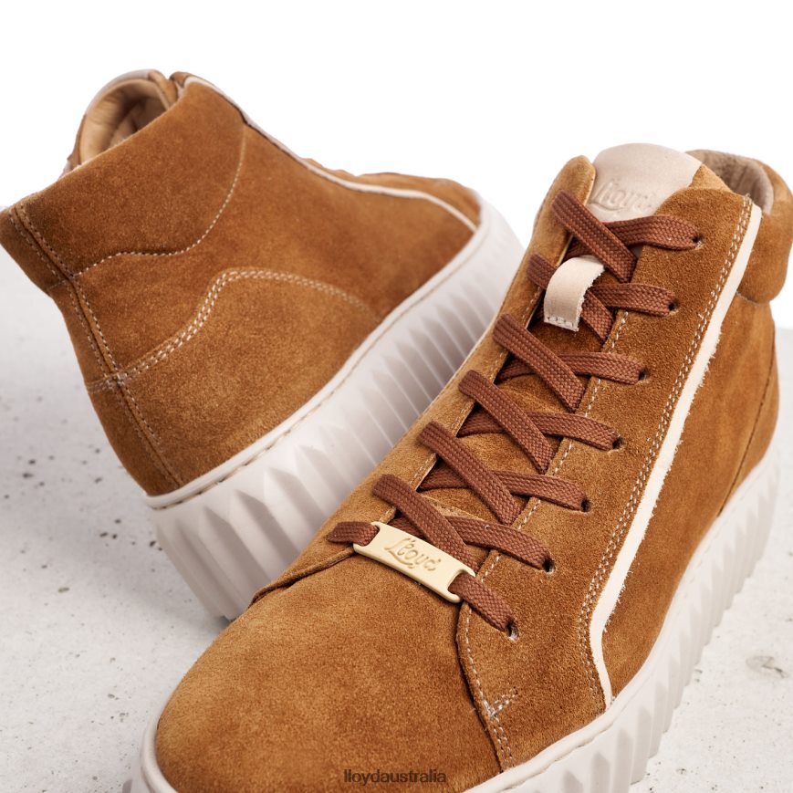 LLOYD Women HIGH TOP SNEAKERS brown Shoes H6PTLF771
