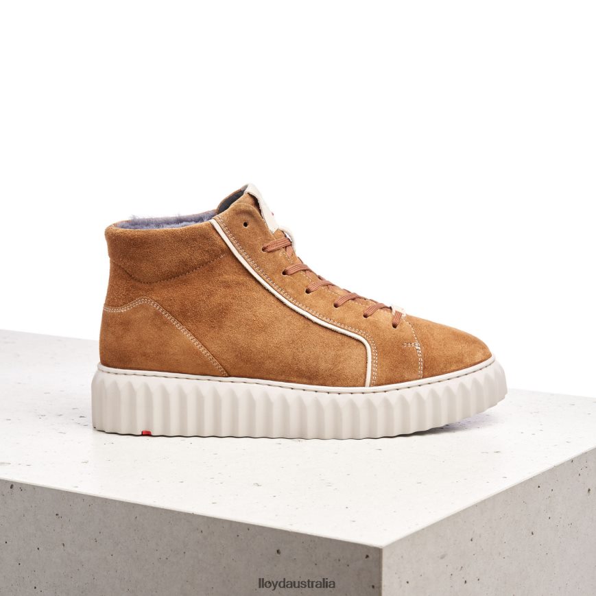 LLOYD Women HIGH TOP SNEAKERS brown Shoes H6PTLF777