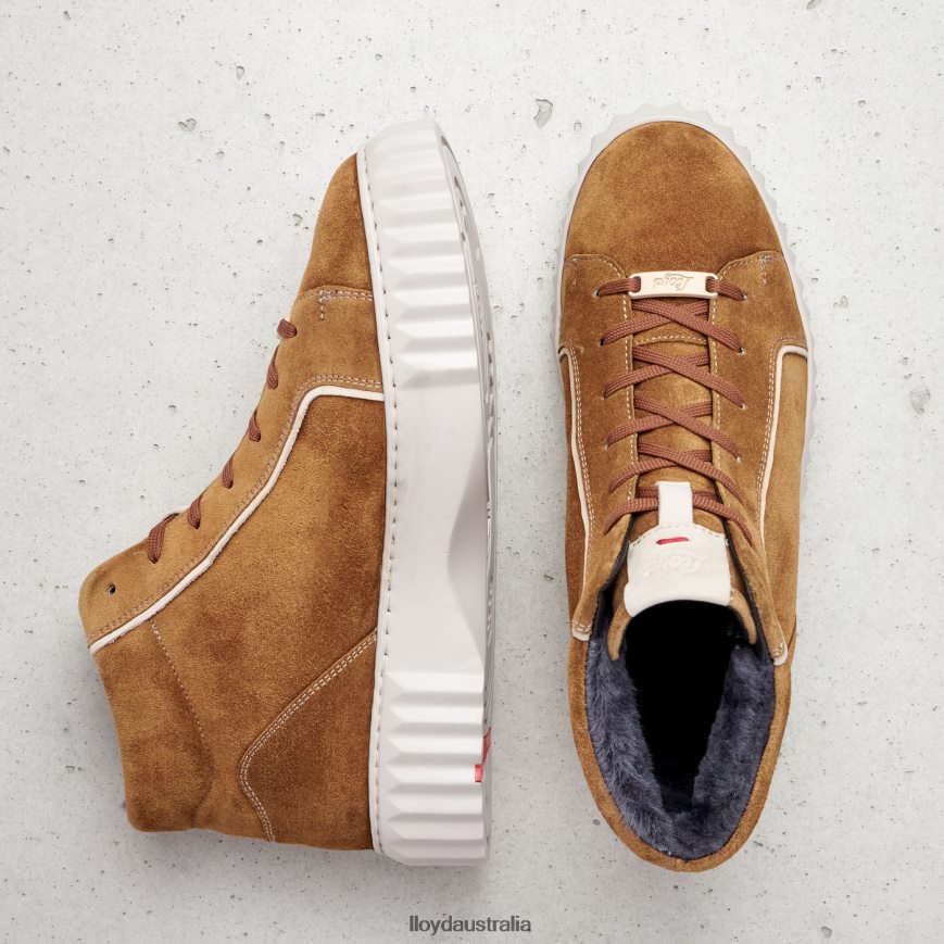 LLOYD Women HIGH TOP SNEAKERS brown Shoes H6PTLF777