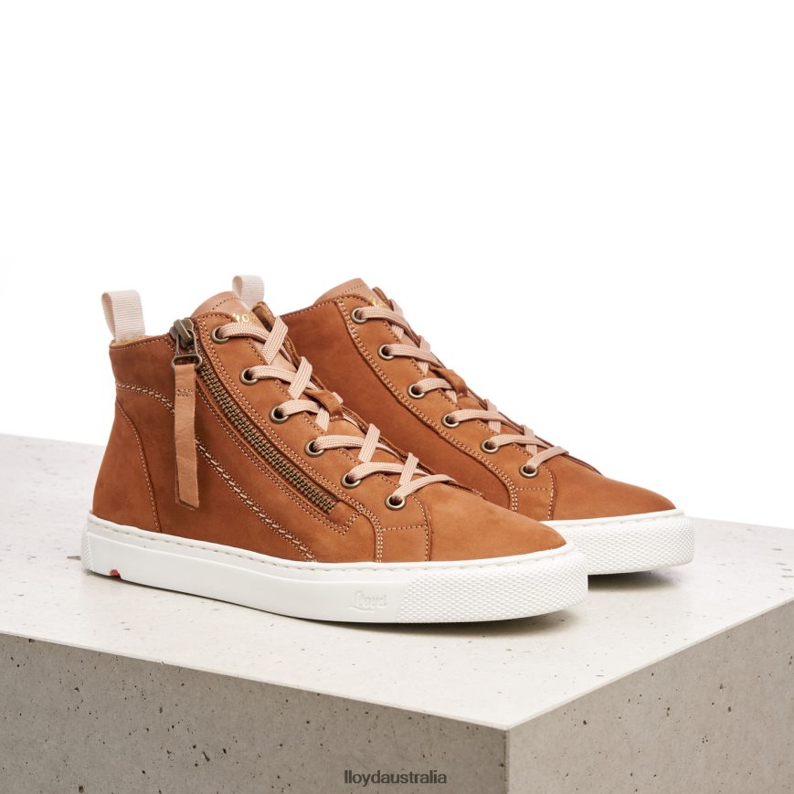 LLOYD Women HIGH TOP SNEAKERS brown Shoes H6PTLF859