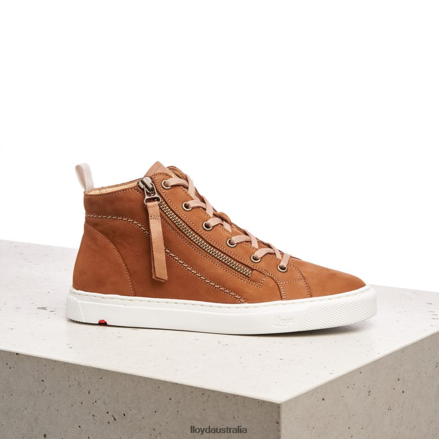 LLOYD Women HIGH TOP SNEAKERS brown Shoes H6PTLF859