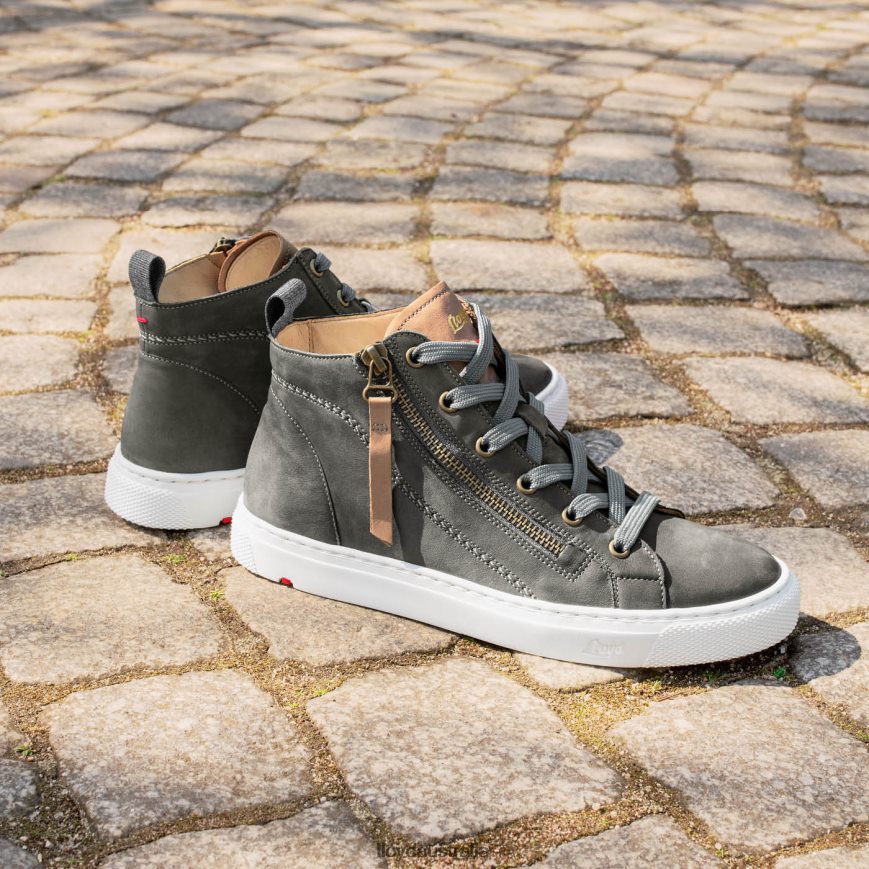 LLOYD Women HIGH TOP SNEAKERS grey Shoes H6PTLF873