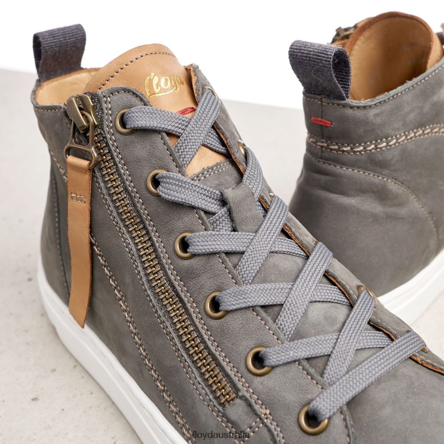 LLOYD Women HIGH TOP SNEAKERS grey Shoes H6PTLF873