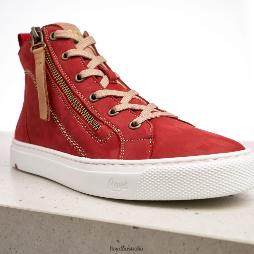 LLOYD Women HIGH TOP SNEAKERS red Shoes H6PTLF860