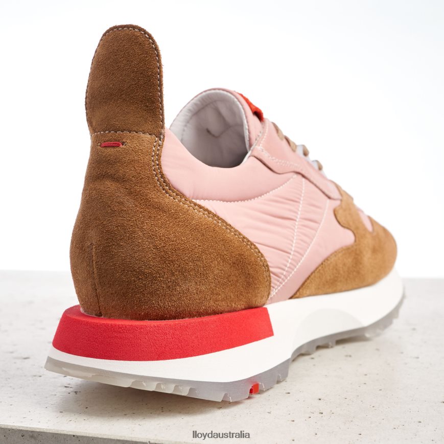 LLOYD Women LEATHER LOW TOP SNEAKERS combined Shoes H6PTLF805