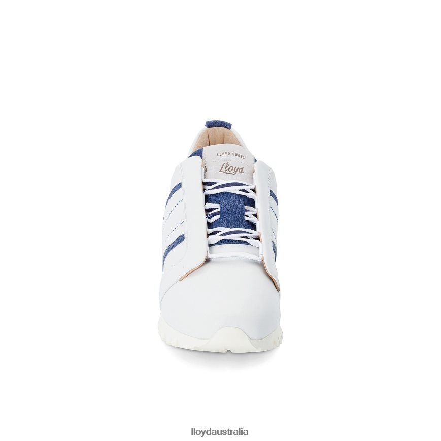LLOYD Women LEATHER SNEAKERS white Shoes H6PTLF850