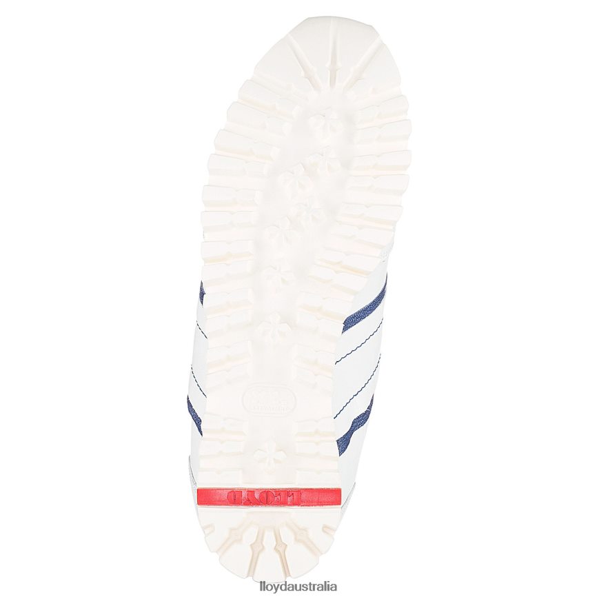 LLOYD Women LEATHER SNEAKERS white Shoes H6PTLF850