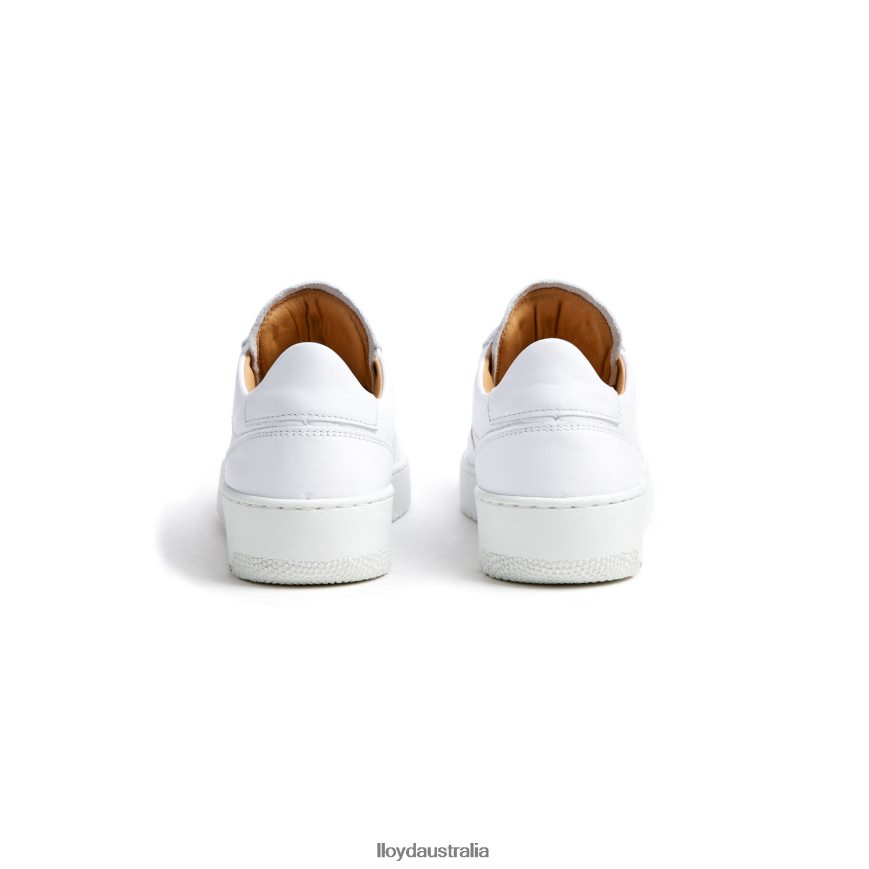 LLOYD Women LOW TOP LEATHER SNEAKERS white Shoes H6PTLF765