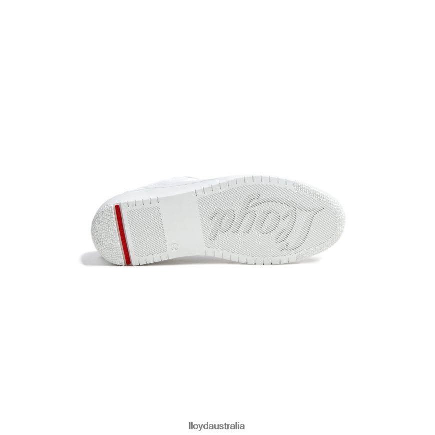 LLOYD Women LOW TOP LEATHER SNEAKERS white Shoes H6PTLF765