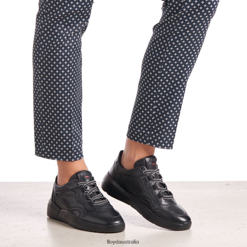 LLOYD Women LOW-TOP SNEAKERS black Shoes H6PTLF858