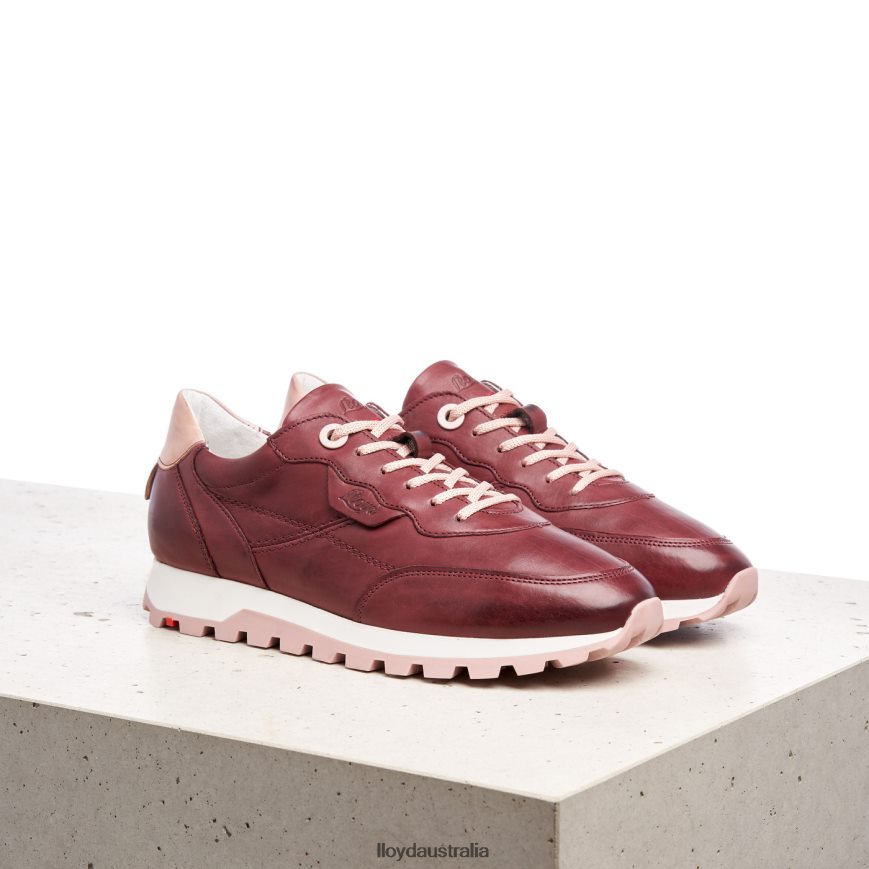 LLOYD Women LOW-TOP SNEAKERS red Shoes H6PTLF803
